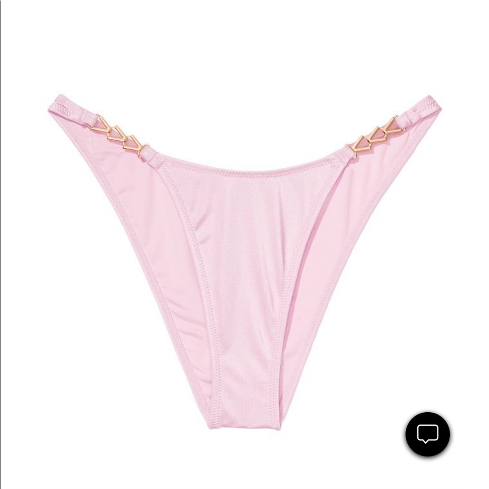 Victoria’s Secret Bikini Chain Strap Brazilian Bottom Lusty Lilac Small